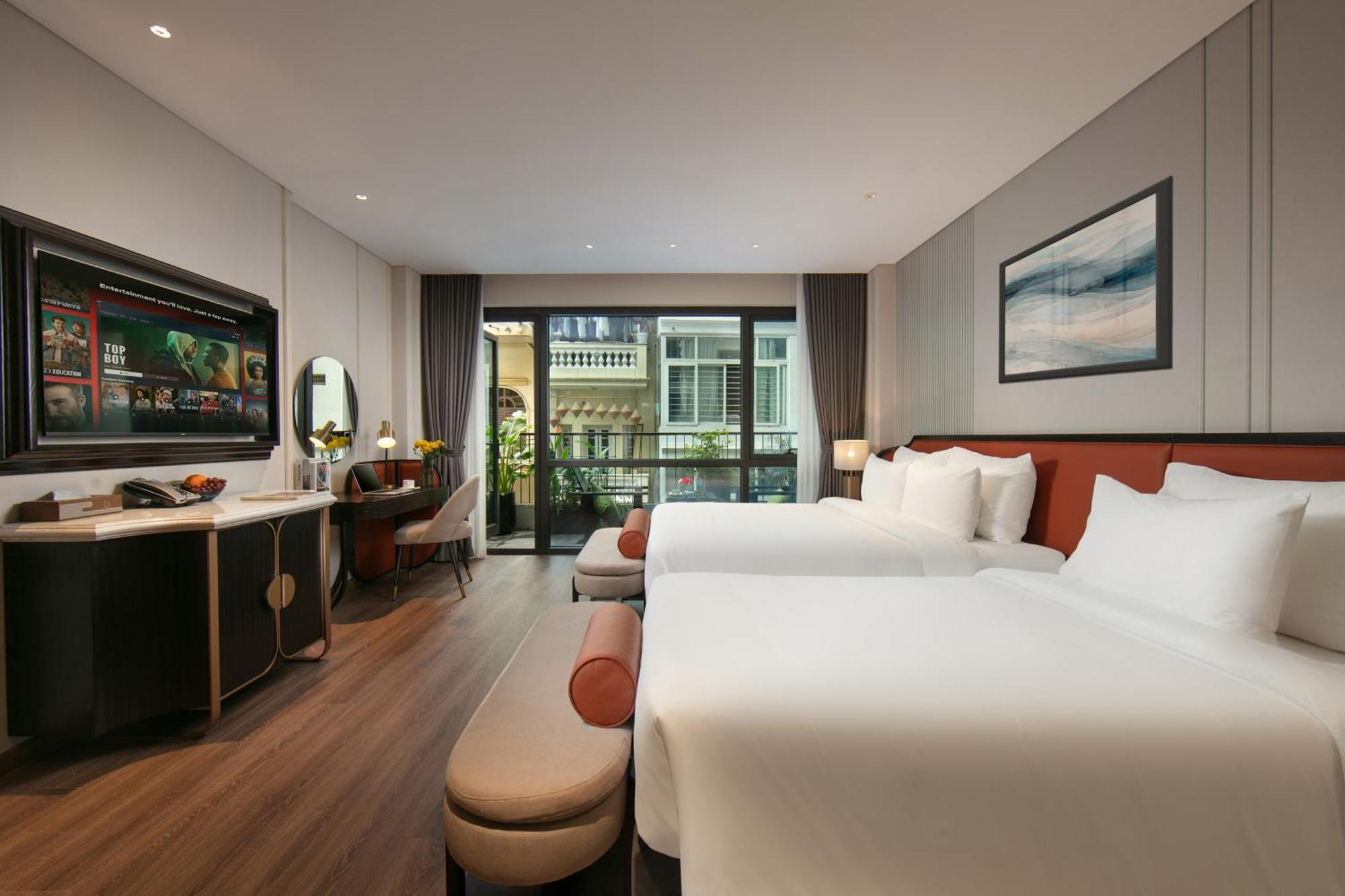 האנוי Le Premier Hotel & Rooftop Bar מראה חיצוני תמונה